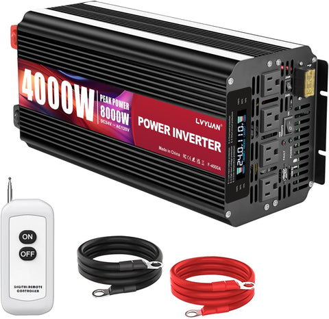 4000 Watt Power Inverter 24V to 120V