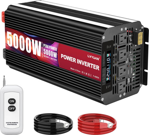 5000 Watt Power Inverter 24V to 110V